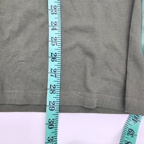 Men's Army Green Short Sleeve T-Shirt, 2XL, 100% Cotton - Picture 8 of 10